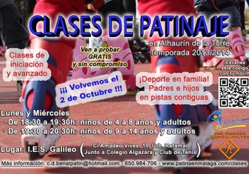 Clases de patinaje en Alhaurín de la Torre