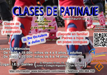 Clases patinaje Alhaurín de la Torre 2014-2015